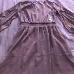 New, beige, small, Jennifer Lopez dress.